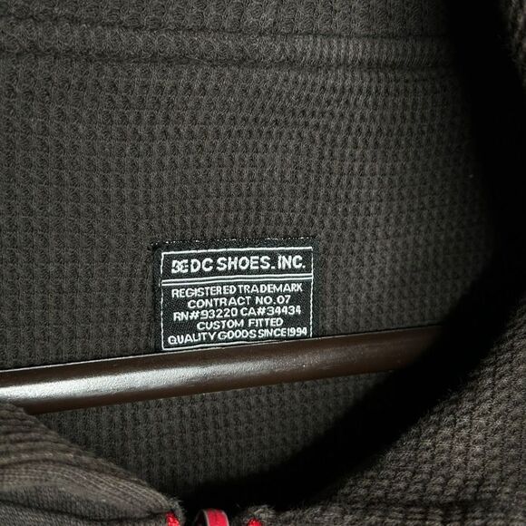 Y2K Grunge DC Reversible Sun Faded Full Zip Hoodie Large - Picture 7 of 7